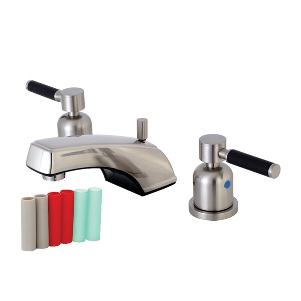 KB8928DKL 8" Widespread Bathroom Faucet, Brushed Nickel